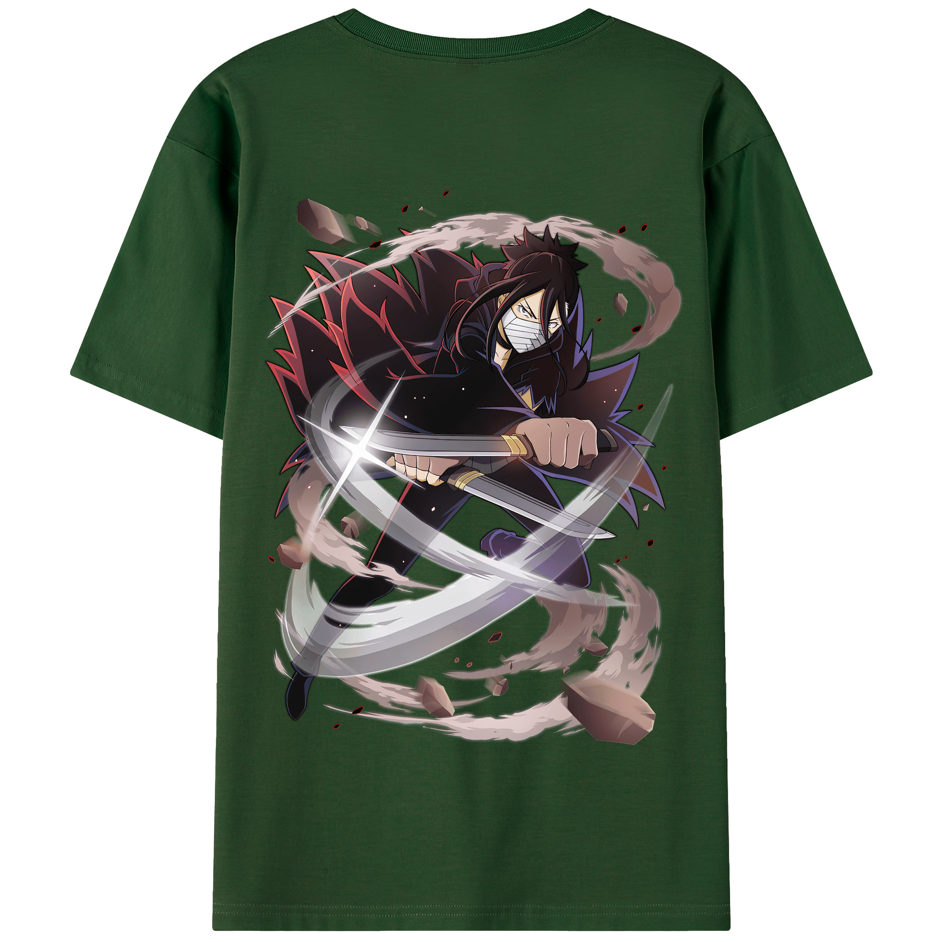 （画像用） 文豪ストレイドッグス Bungo Stray Dogs 綿100％半袖Tシャツ（背面プリント）